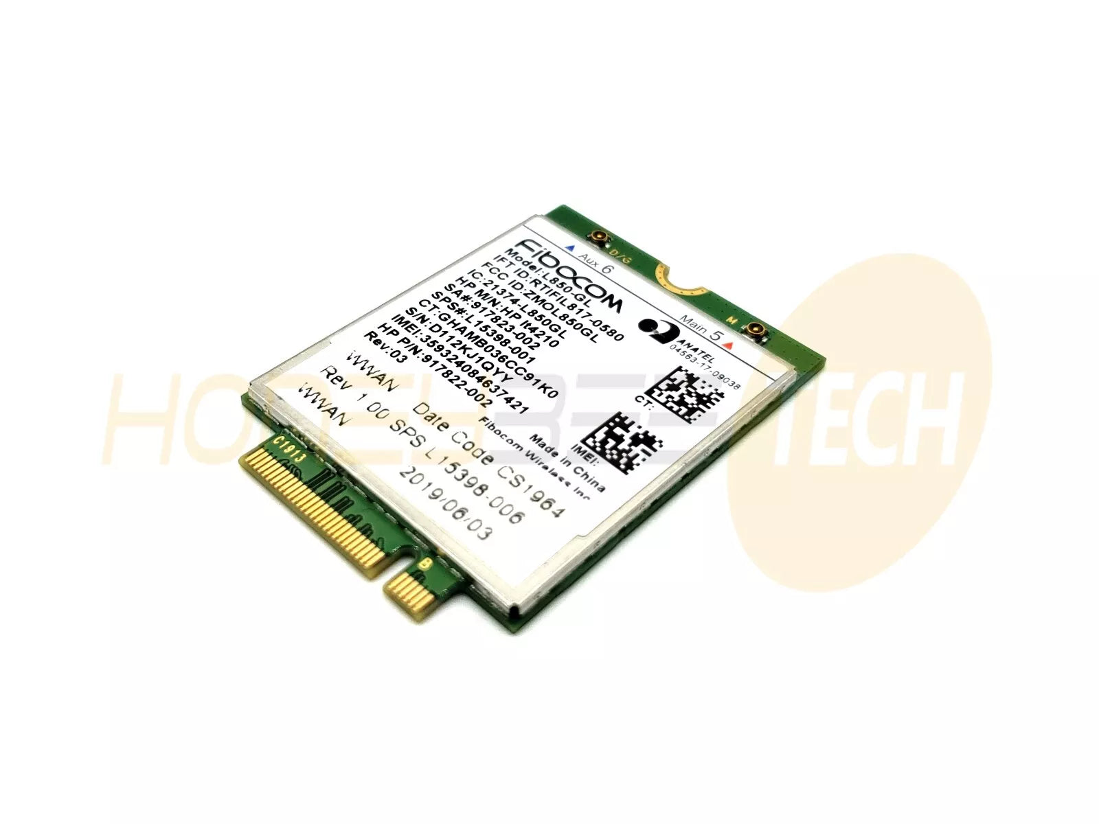 GENUINE HP ELITEBOOK X360 1040 G5 WWAN CARD 917823-002 L15398-006 TESTED - Honeybee-Technologies