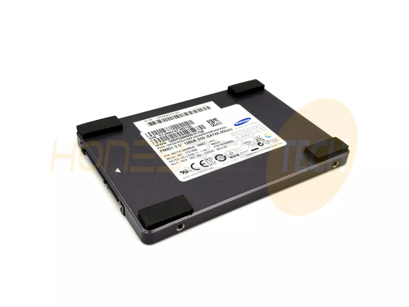 GENUINE SAMSUNG 128GB 2.5" SSD SATA 7MM SOLID STATE DRIVE MZ-7TE1280 TESTED - Honeybee-Technologies