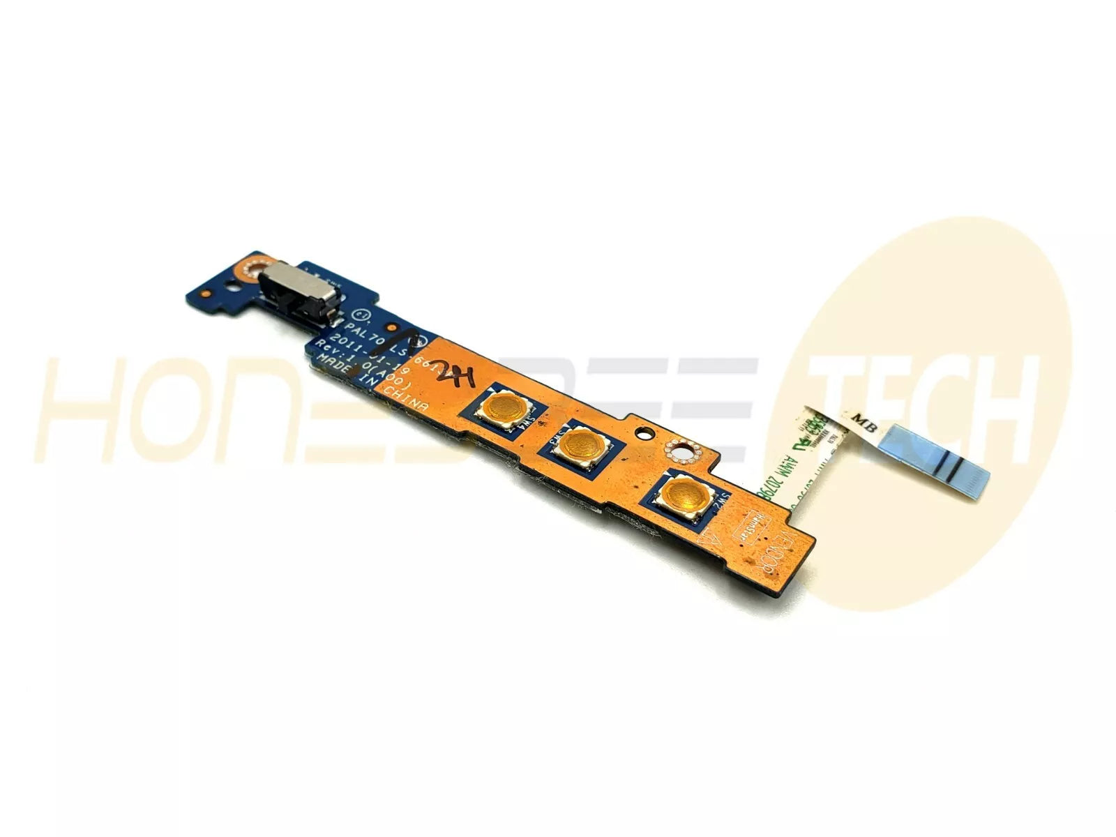 GENUINE DELL LATITUDE E6320 MUTE/VOLUME CIRCUIT BOARD LS-6613P 7GN30 TESTED - Honeybee-Technologies