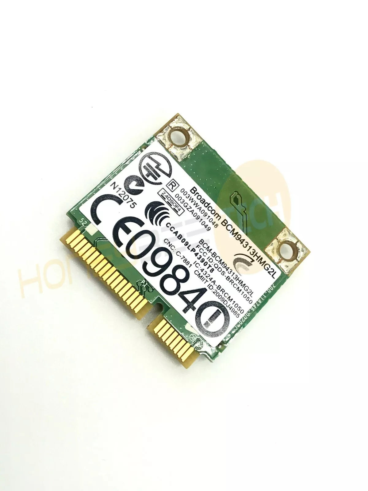 GENUINE DELL LATITUDE E6420 WIRELESS CARD DW1501 HALF MINI CARD K5Y6D 0K5Y6D - Honeybee-Technologies