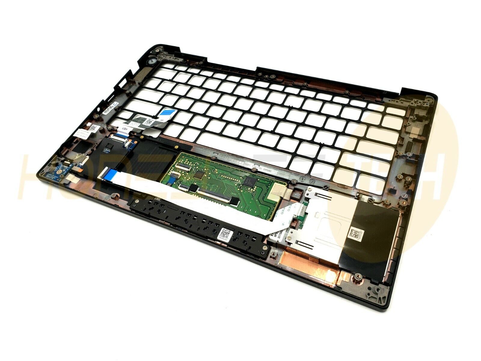 GENUINE DELL LATITUDE 7280 7380 PALMREST TOUCHPAD ASSEMBLY 67RJD 0JM9W GRADE B - Honeybee-Technologies
