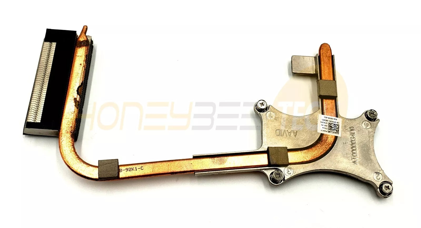 GENUINE DELL LATITUDE E6500 LAPTOP CPU PROCESSOR COOLING HEATSINK FM291 0FM291 - Honeybee-Technologies