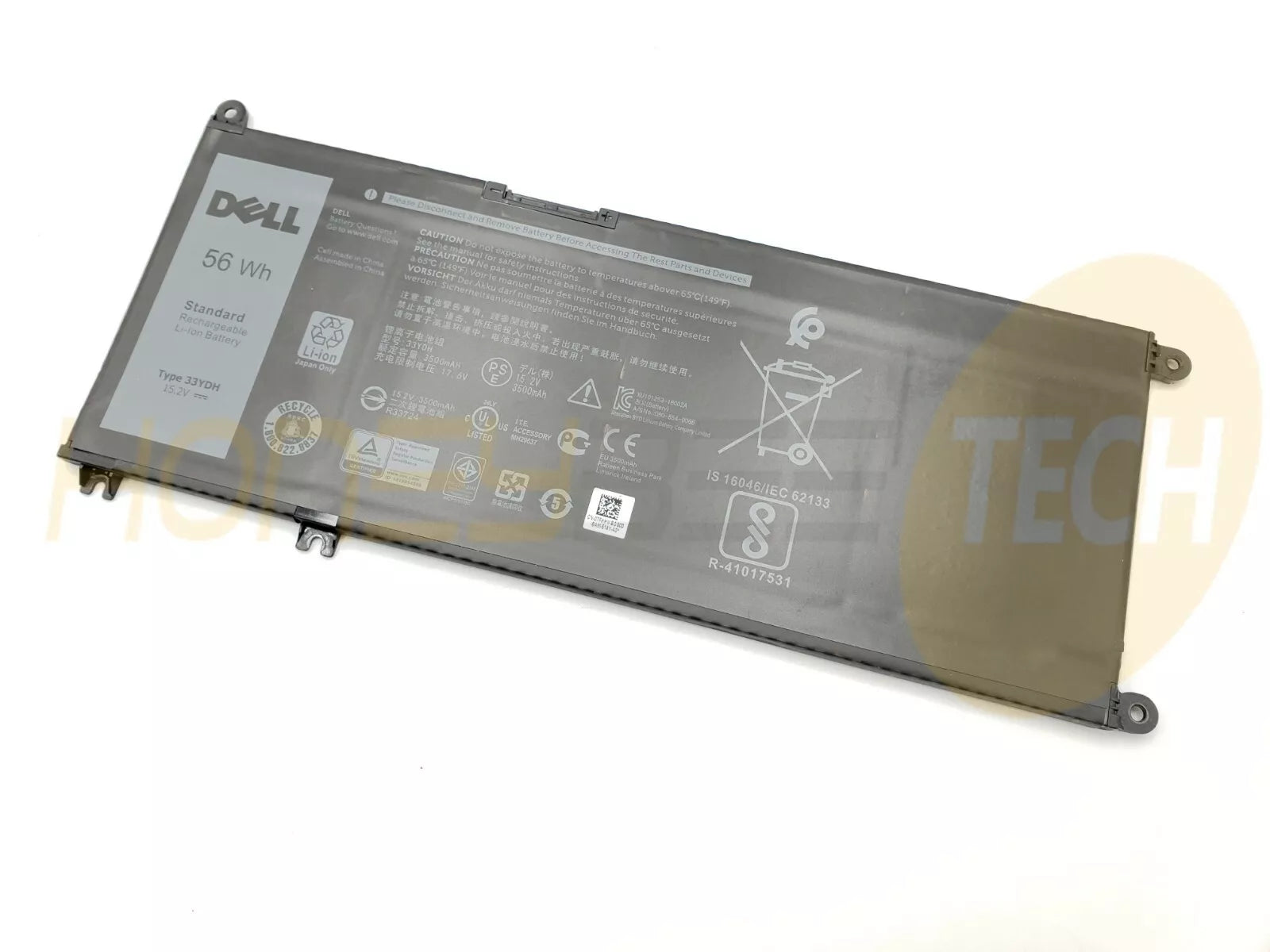 GENUINE DELL LATITUDE 3380 3500 INSPIRON 17 7779 4CELL 56WHR BATTERY 33YDH 7FHHV - Honeybee-Technologies