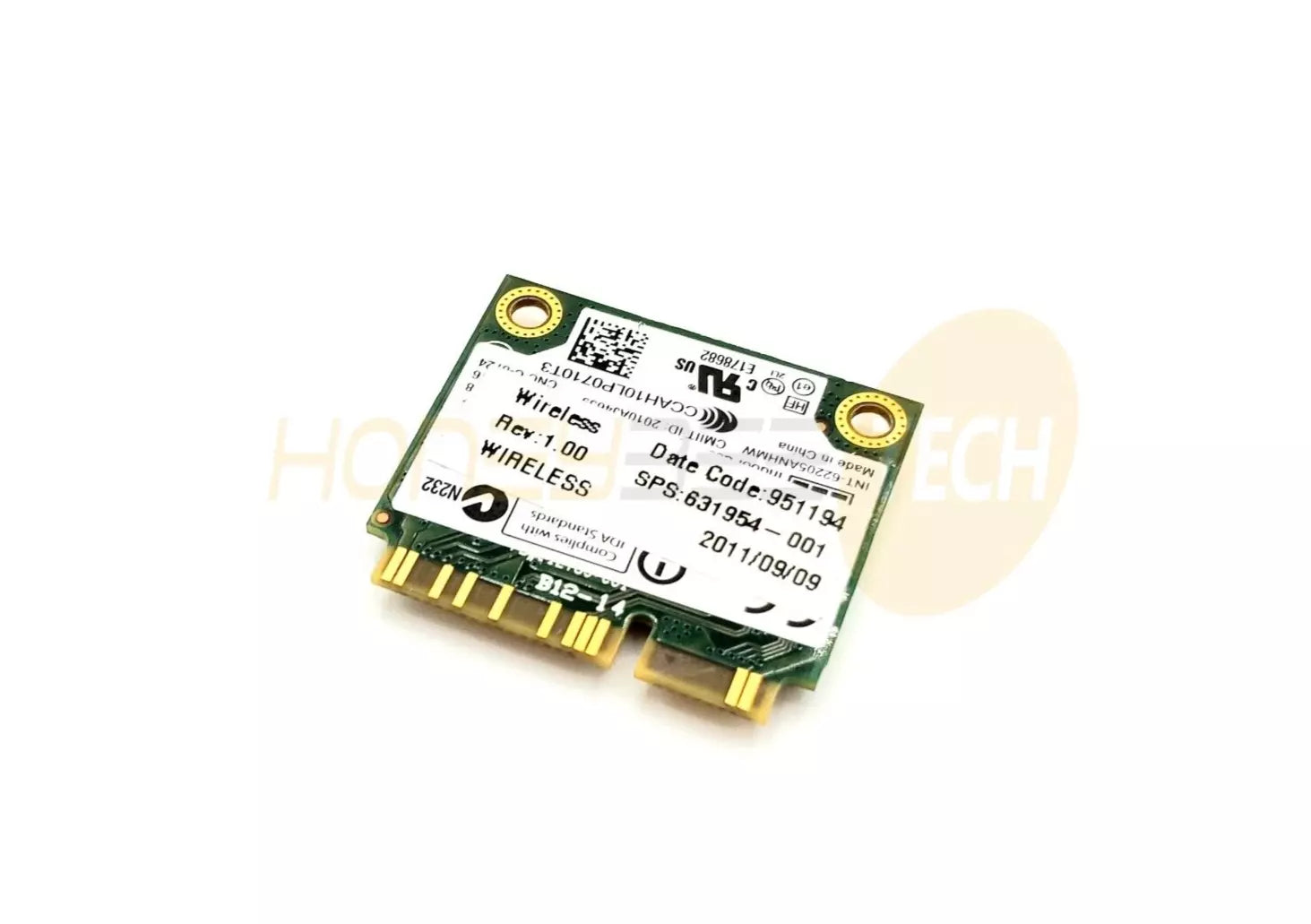 GENUINE HP ELITEBOOK 8560W LAPTOP WIRELESS WIFI CARD 60Y3253 631954-001 TESTED - Honeybee-Technologies