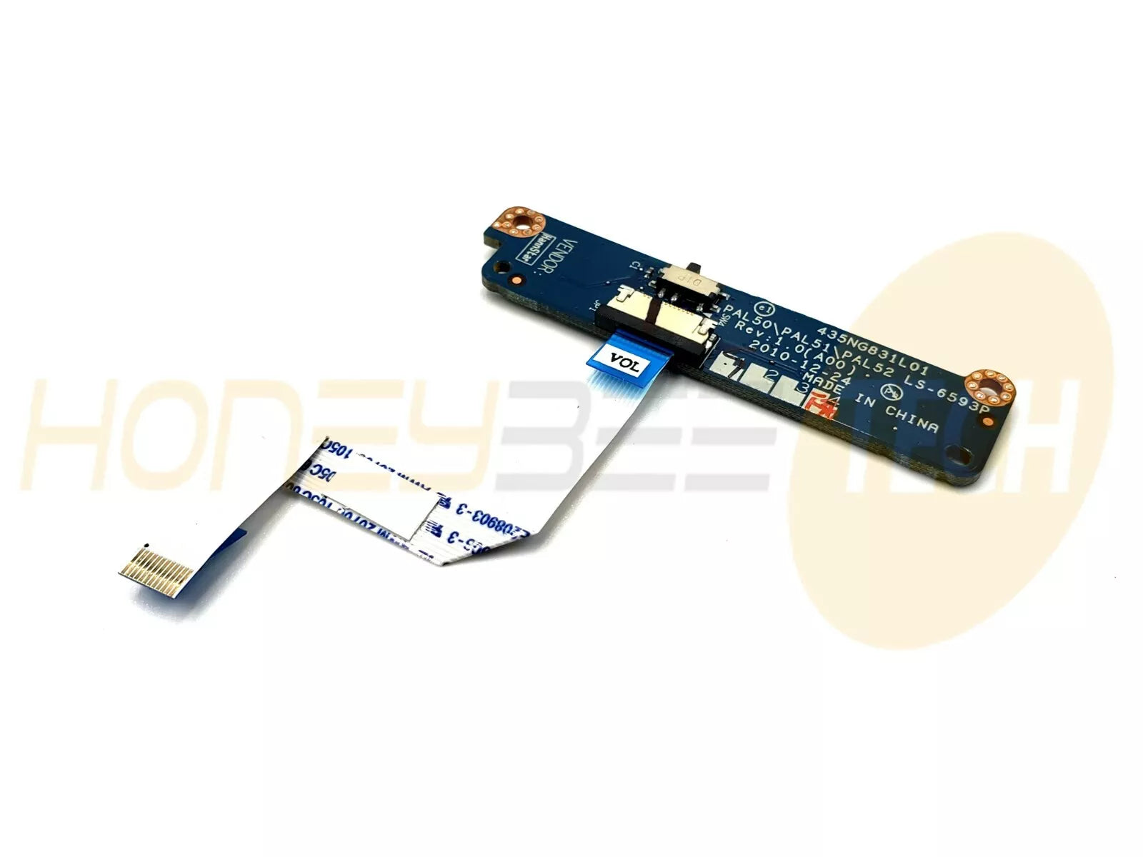 GENUINE DELL LATITUDE E6420 MEDIA BUTTON BOARD WITH CABLE 4GHGP 04GHGP TESTED - Honeybee-Technologies