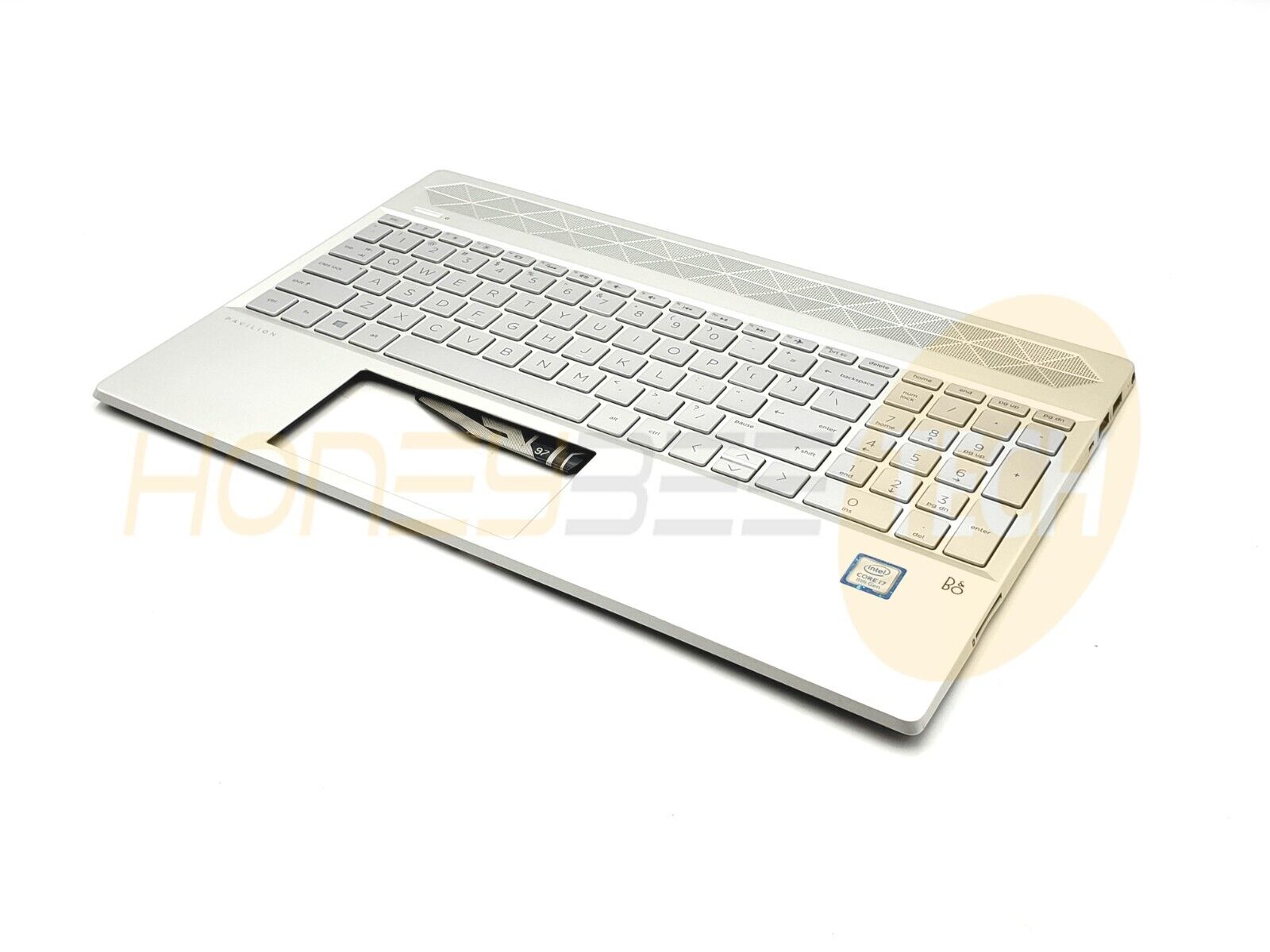 GENUINE HP PAVILION 15-CS2064ST LAPTOP PALMREST W/KEYBOARD L24752-001 GRADE A - Honeybee-Technologies