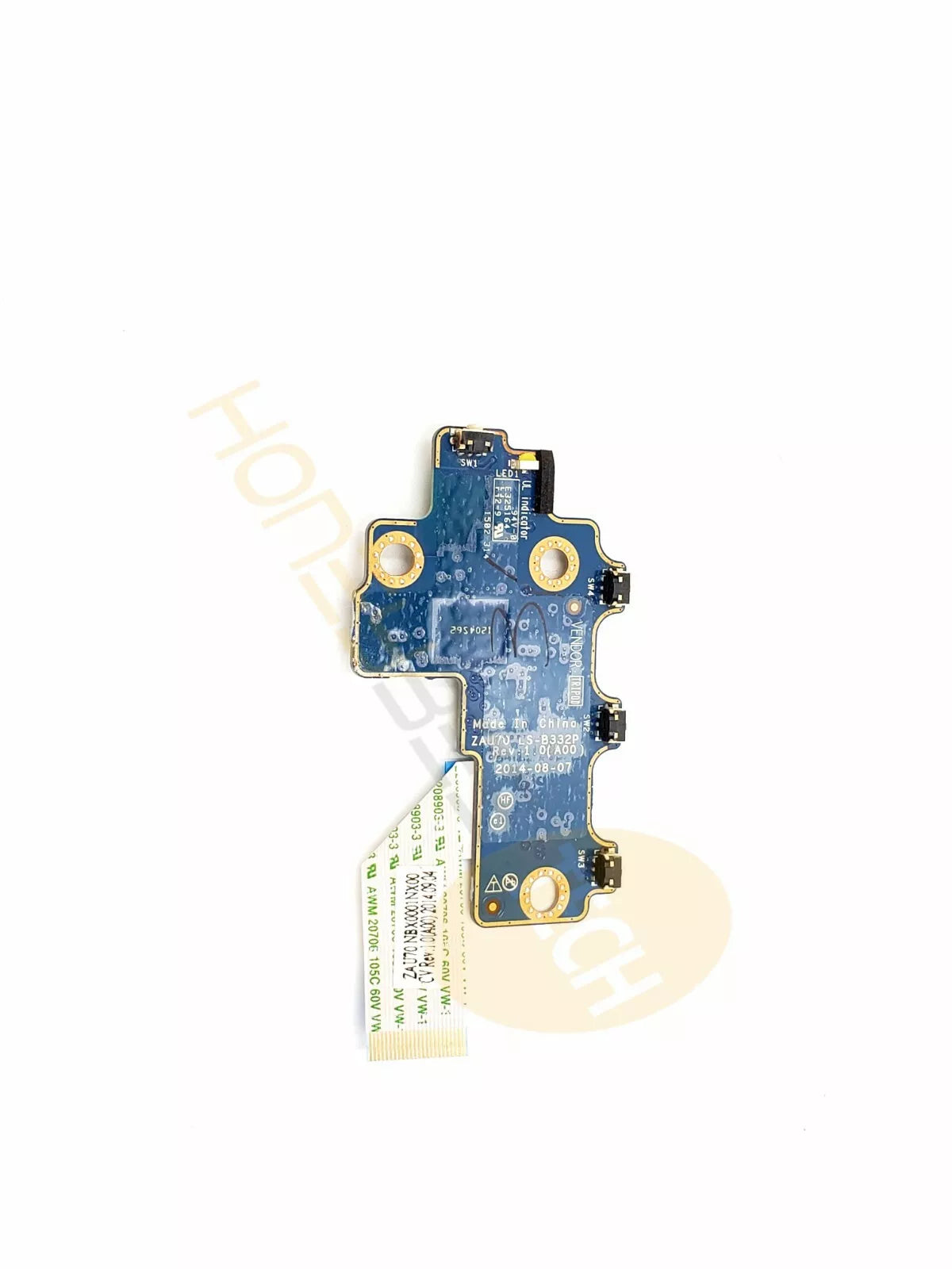GENUINE DELL LATITUDE 7350 2-IN-1 POWER BUTTON BOARD WITH CABLE LS-B332P TESTED - Honeybee-Technologies