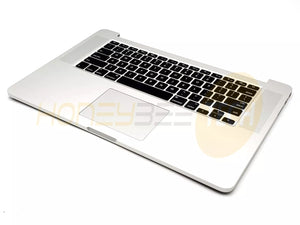 APPLE MACBOOK PRO LATE 2013 2014 A1398 PALMREST W/ KEYBOARD NO BATTERY 661-02536 - Honeybee-Technologies