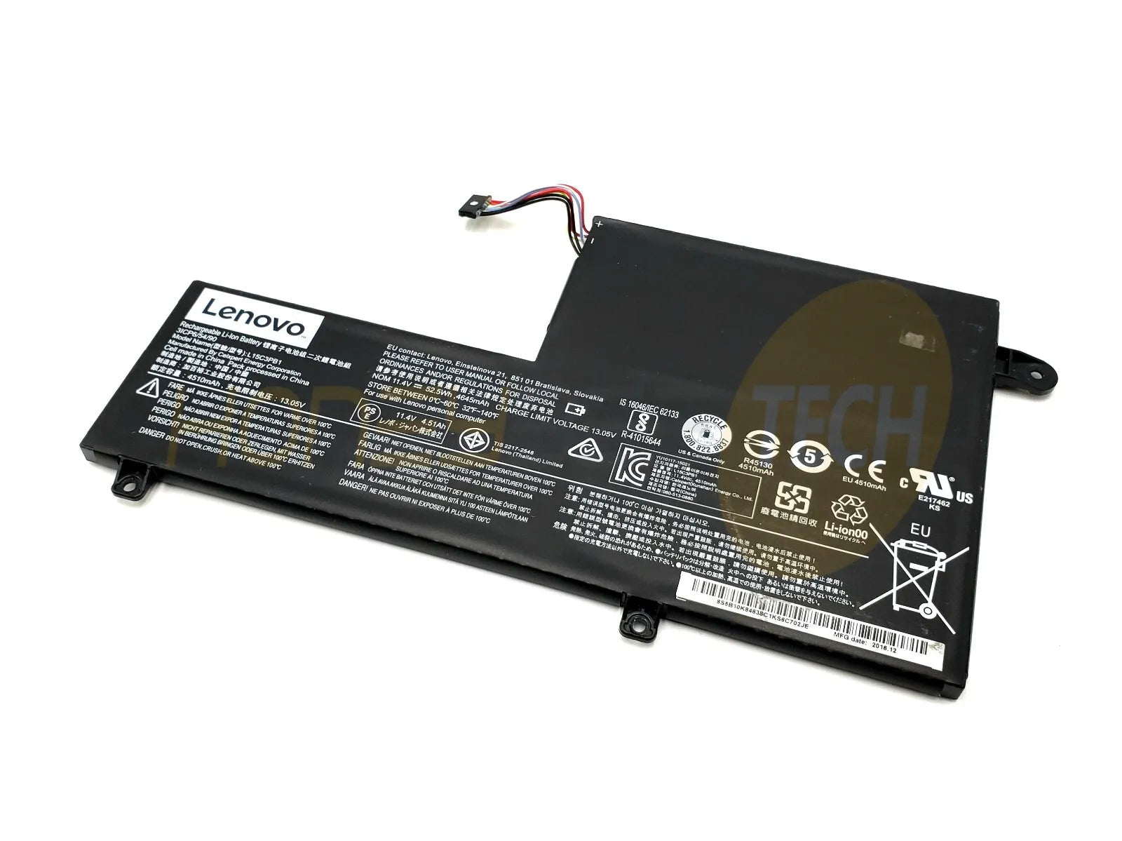 GENUINE LENOVO IDEAPAD FLEX 4-1580 3CELL 52.5WHR BATTERY 5B10K84638 TESTED - Honeybee-Technologies