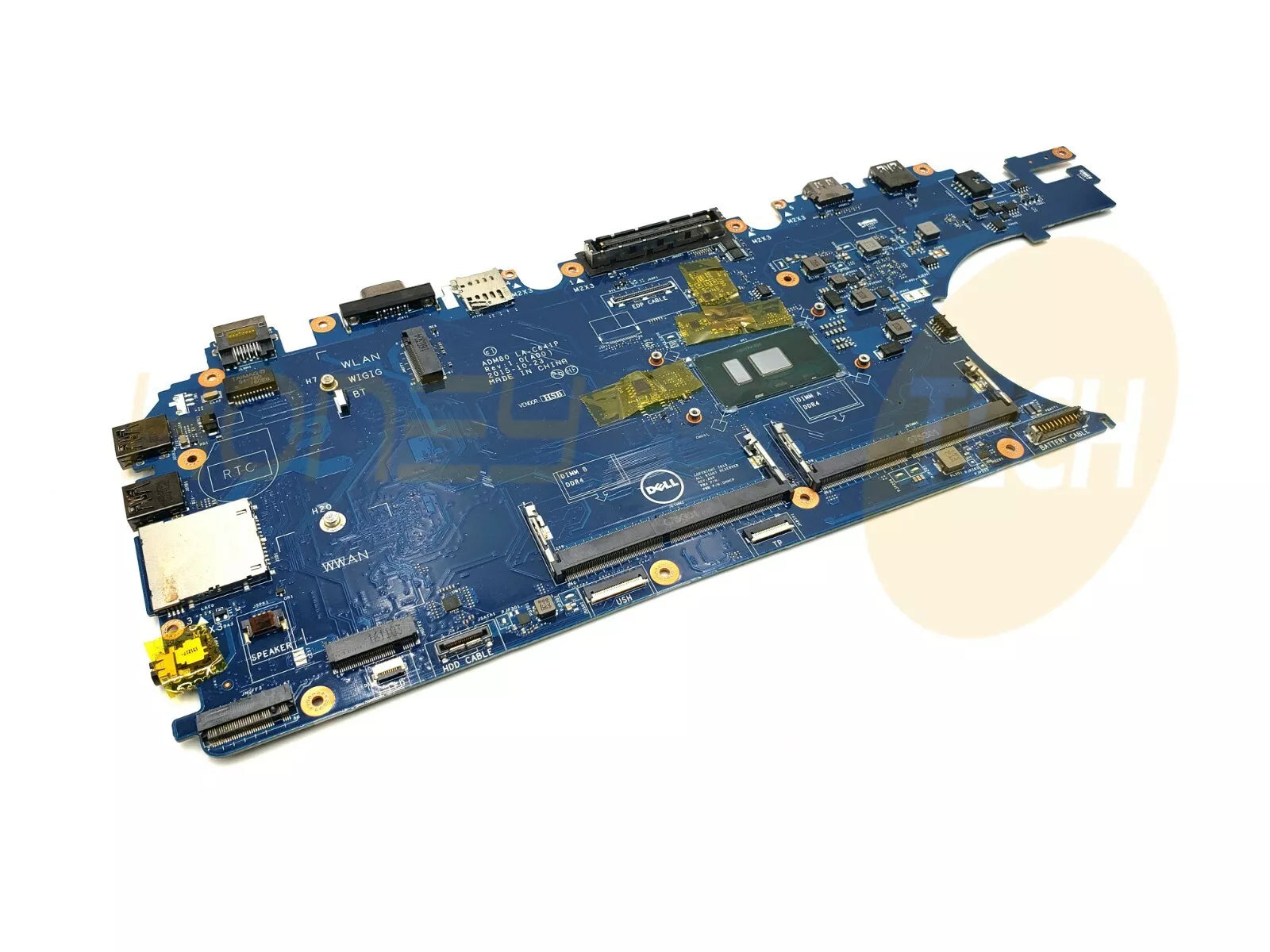 GENUINE DELL LATITUDE E5570 INTEL MOTHERBOARD i5-6300U 2.4GHZ 3MCRF TESTED - Honeybee-Technologies