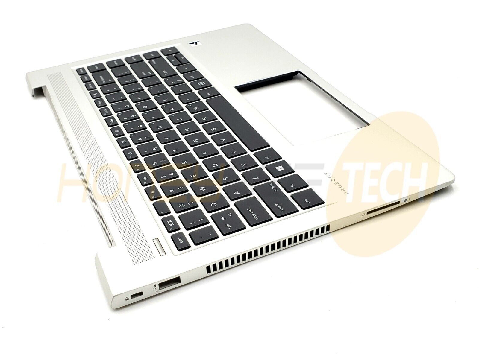 GENUINE HP PROBOOK 445 G7 LAPTOP PALMREST ASSEMBLY W/KEYBOARD L65224-001 GRADE A - Honeybee-Technologies