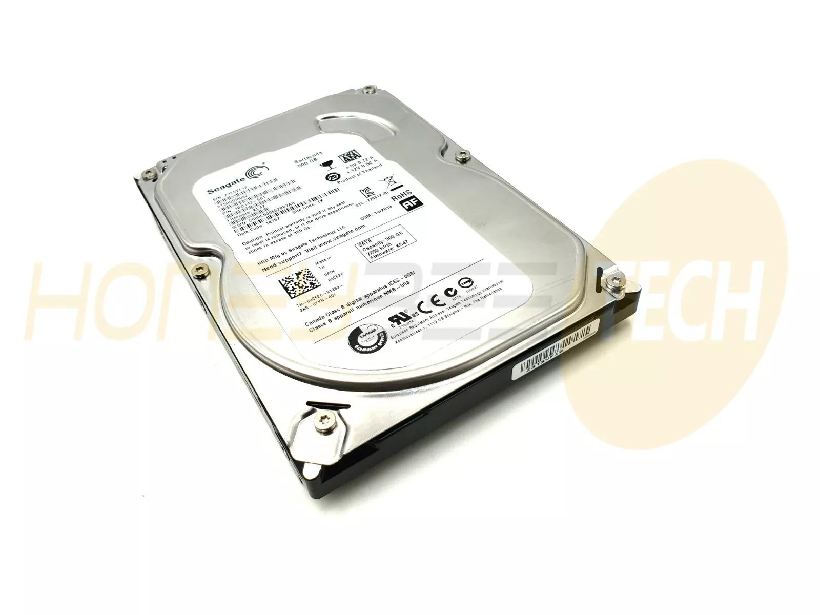 GENUINE DELL DESKTOP 500GB 7200RPM 3.5" SATA HARD DRIVE ST500DM002 9CF26 TESTED - Honeybee-Technologies