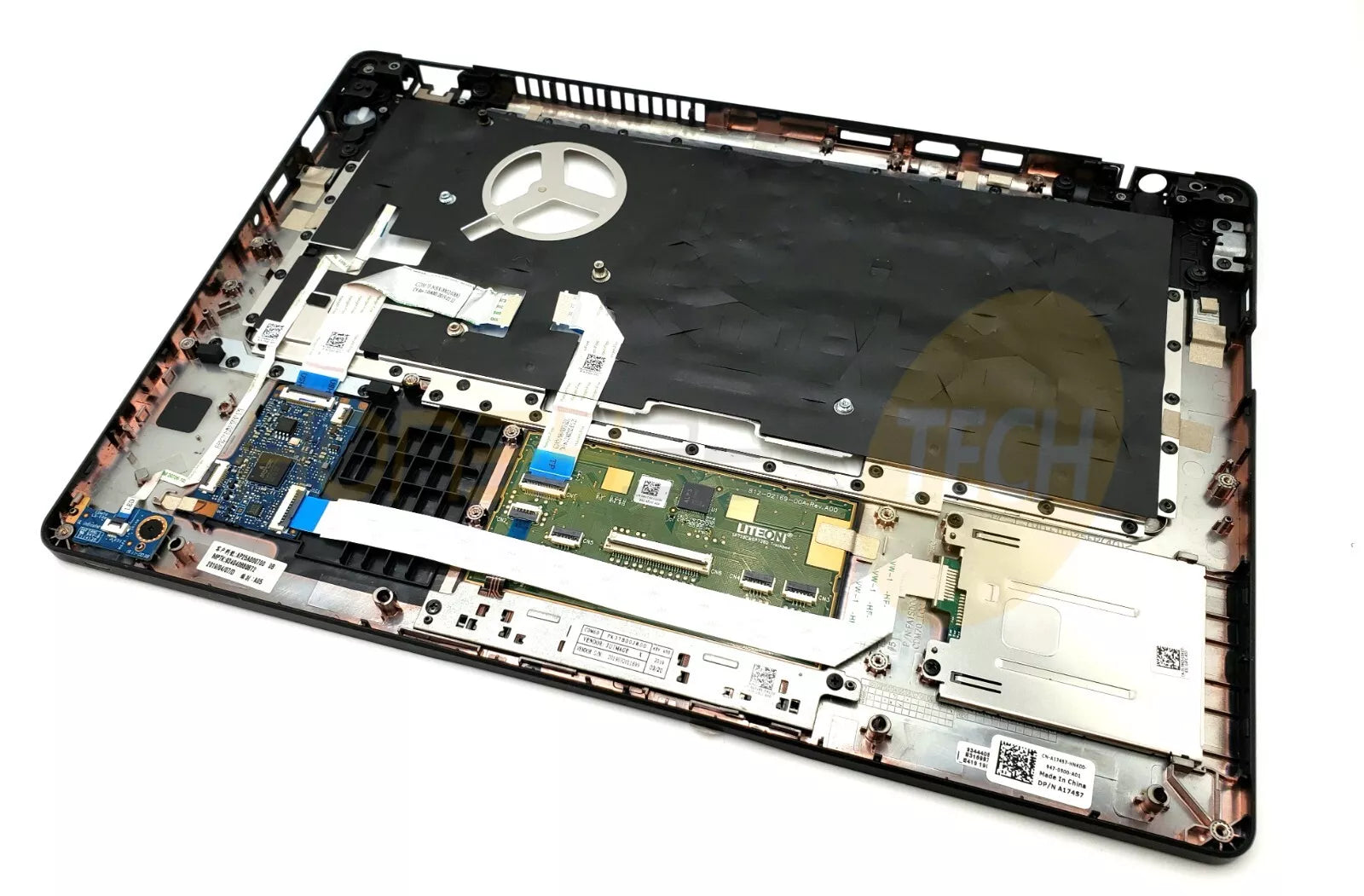 GENUINE DELL LATITUDE 5490 PALMREST TOUCHPAD ASSEMBLY W/SMART CARD PXH1D GRADE B - Honeybee-Technologies