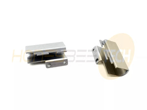 GENUINE DELL LATITUDE 5411 5410 LEFT/RIGHT HINGE CAP COVERS 7X6D4 H98NK GRADE A - Honeybee-Technologies