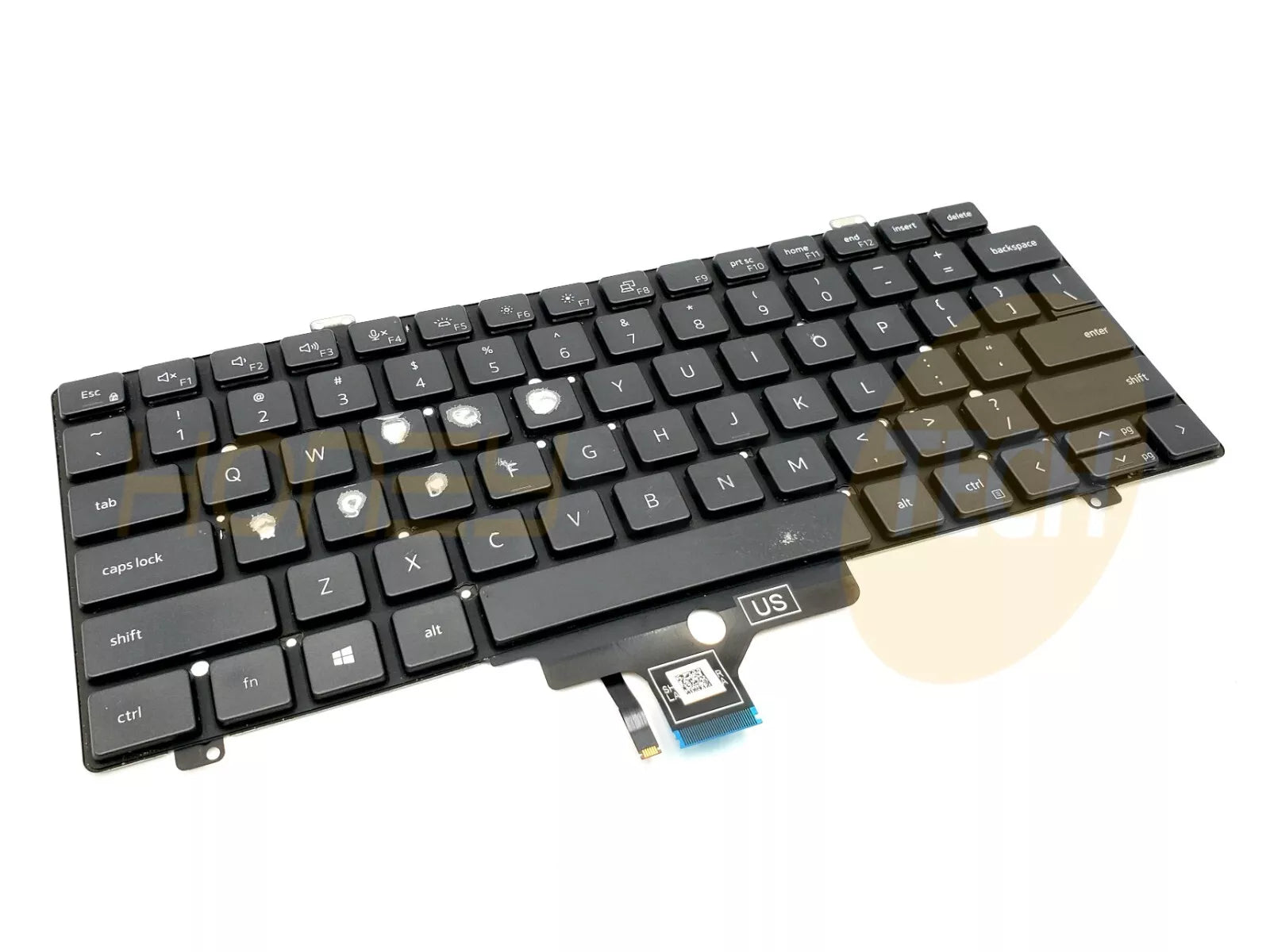 GENUINE DELL LATITUDE 5420 LAPTOP KEYBOARD BACKLIT MV4X8 CW3R5 0CW3R5 GRADE C - Honeybee-Technologies