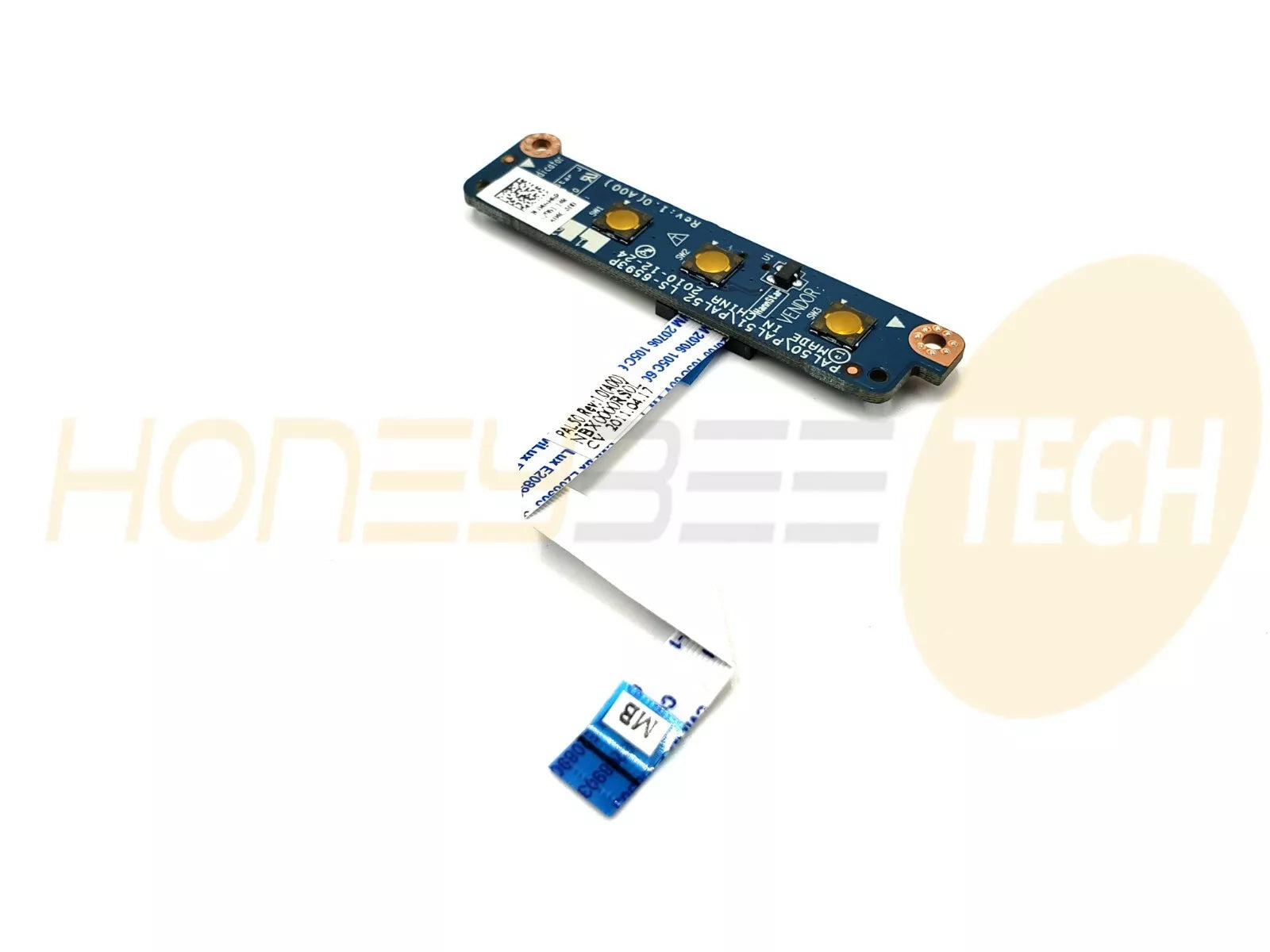 GENUINE DELL LATITUDE E6420 MEDIA BUTTON BOARD WITH CABLE 4GHGP 04GHGP TESTED - Honeybee-Technologies