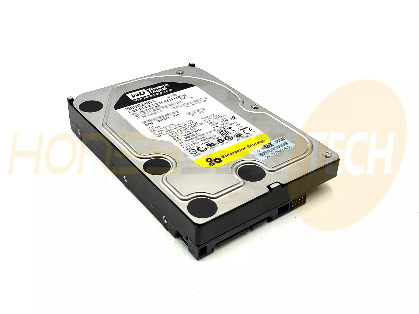 GENUINE HP WESTERN DIGITAL 500GB SATA 7.2K 3.5" HARD DRIVE 397377-014 TESTED - Honeybee-Technologies