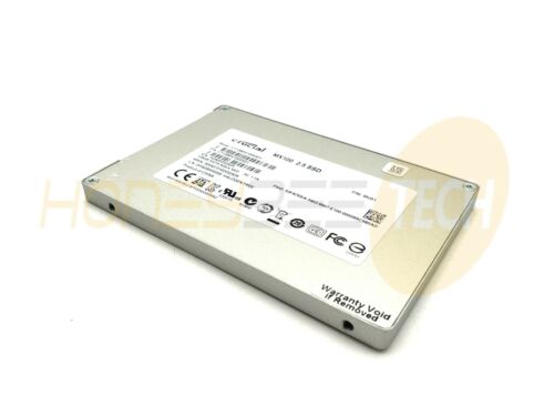 GENUINE DELL CRUCIAL 128GB 2.5" SATA 7MM SOLID STATE DRIVE CT128MX100SSD1 TESTED - Honeybee-Technologies