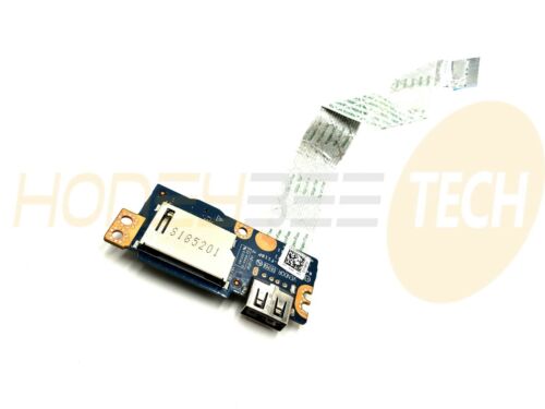 GENUINE DELL LATITUDE 3490 LAPTOP USB / SD CARD READER BOARD JXKP3 0JXKP3 TESTED - Honeybee-Technologies