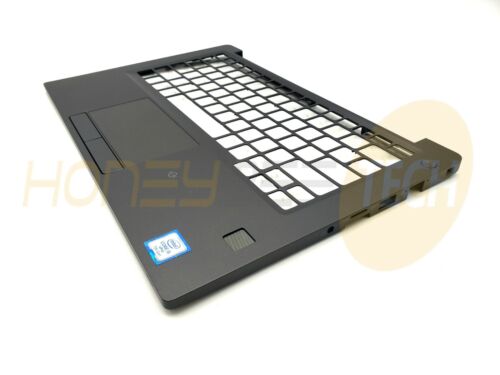GENUINE DELL LATITUDE 7390 PALMREST TOUCHPAD W/FINGERPRINT 8FD0F PGT55 GRADE A - Honeybee-Technologies