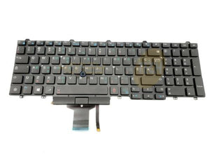 GENUINE DELL LATITUDE E5550 PRECISION 3510 KEYBOARD FRENCH-CAN PT3X6 TESTED - Honeybee-Technologies